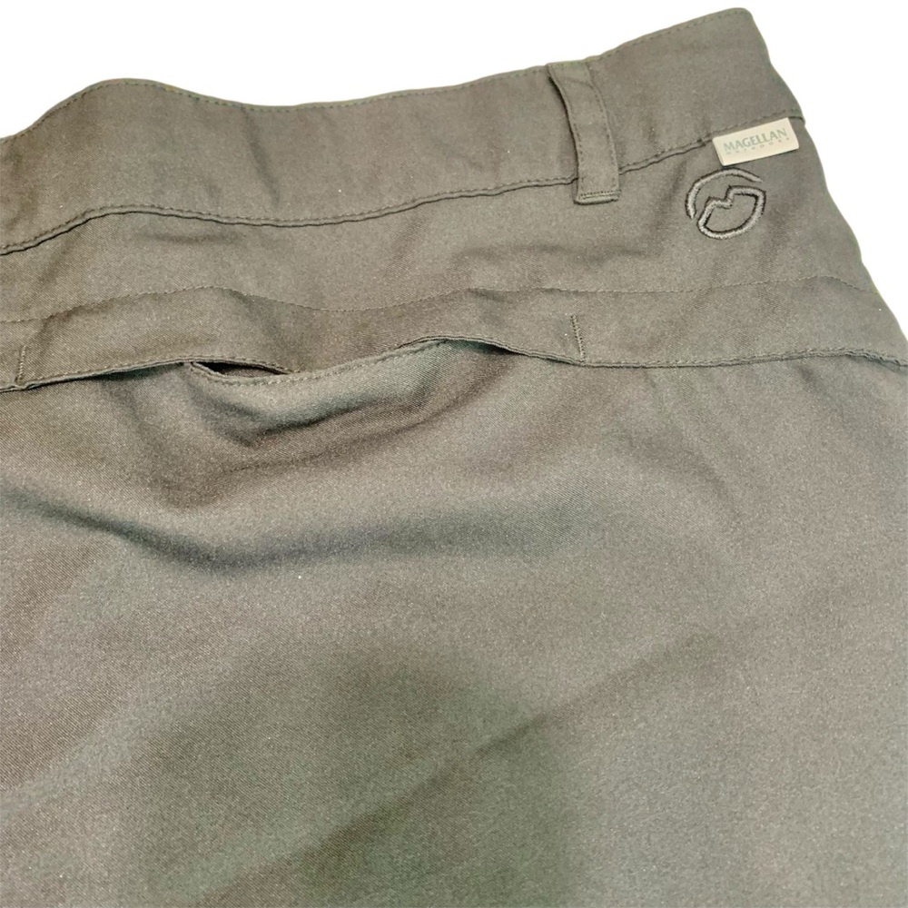 MAGELLAN Outdoors Black Classic Fit Drawstring Shorts Sz 2X - Picture 4 of 5